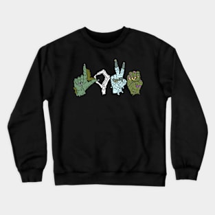 Love is scary Crewneck Sweatshirt